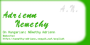 adrienn nemethy business card